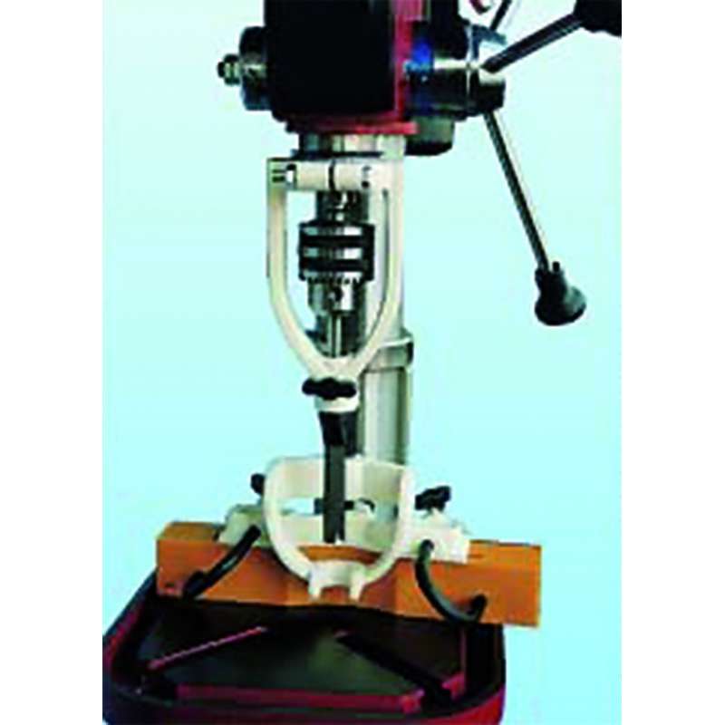 Conversion kit from drill press to square chisel mortiser