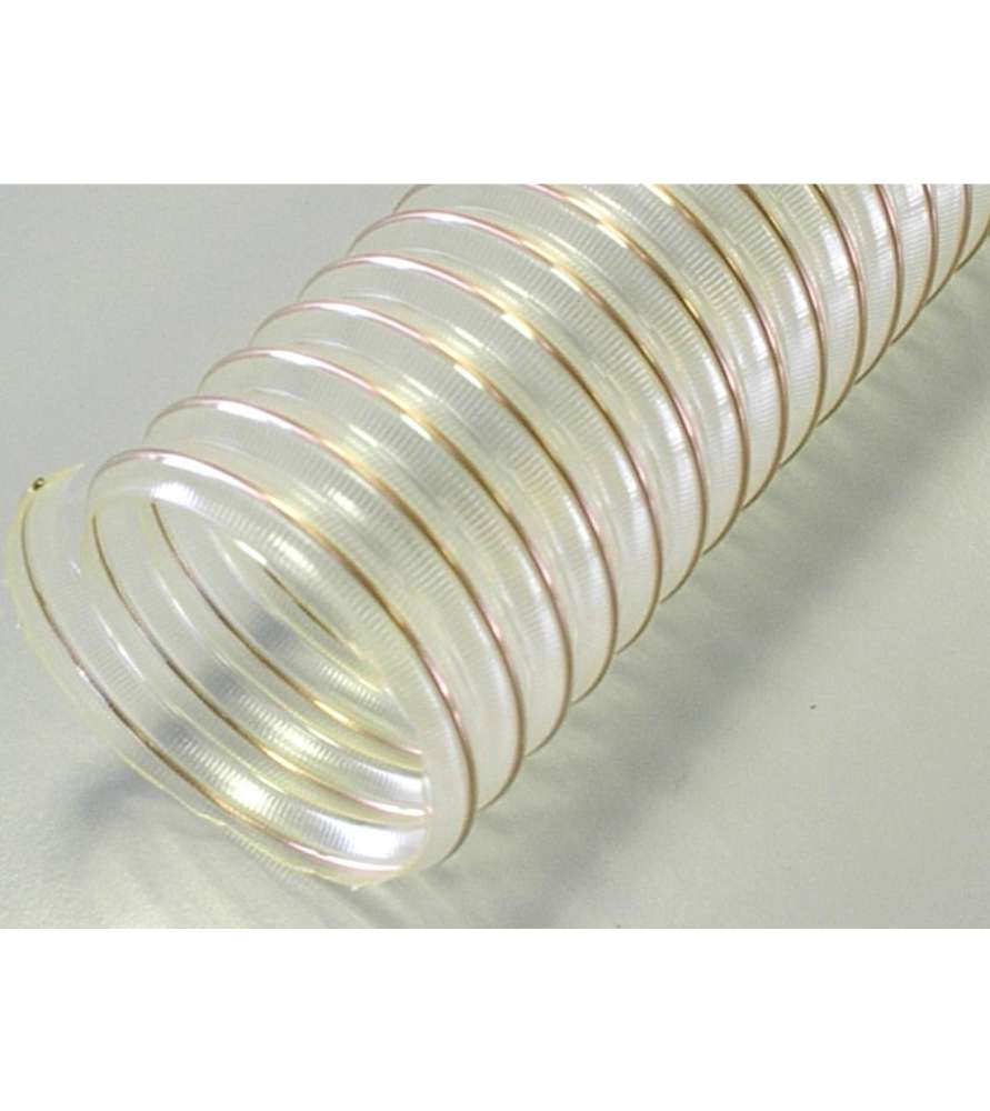 Metro de tubo flexible transparente de aspiración de 100 mm de diámetro  interior