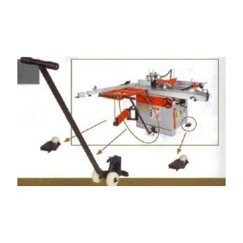 Universal moving device with lever for woodmachine 400 kg max