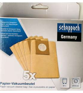 MisterVac compatible avec les sacs de rechange pour sacs d'aspirateur 20  pièces Scheppach ASP20-ES : : Cuisine et Maison