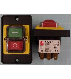 Interrupteur KJD18 pour scie à ruban métal Holzmann BS115, Bernardo EBS115