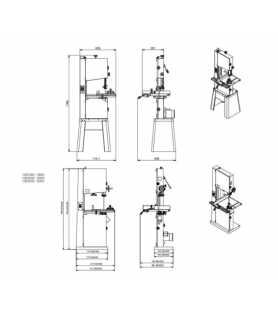 Bandsäge HOLZPROFI HBS530 - 400V