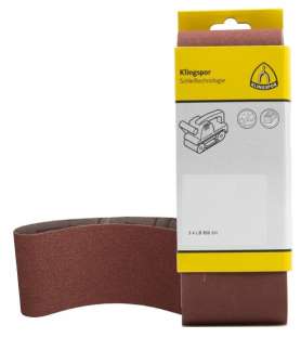 Abrasive belt Klingspor 533x75 mm grit 60 for portable belt sander