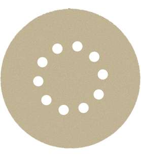 10 Hook & Loop Abrasive disc 225 mm for giraffe sander Grit 60 - Klingspor ref 302043