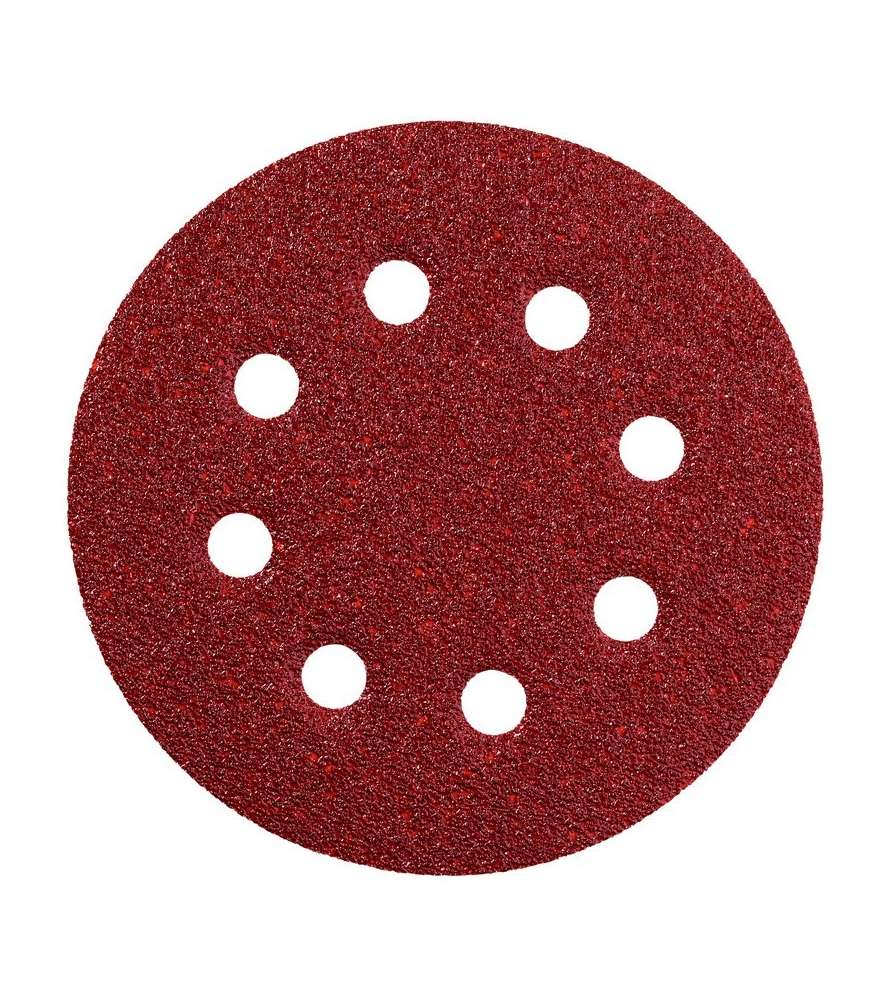 Disques abrasifs velcro Scheppach 225 mm pour ponceuse girafe - 6 grains différents