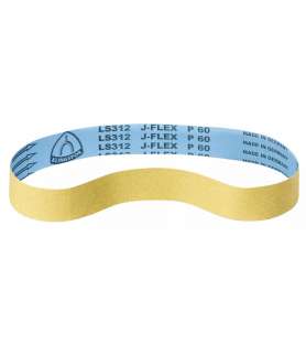 Abrasive belt Klingspor 40x760 mm LS 312 JF for metal sander - Grit 240