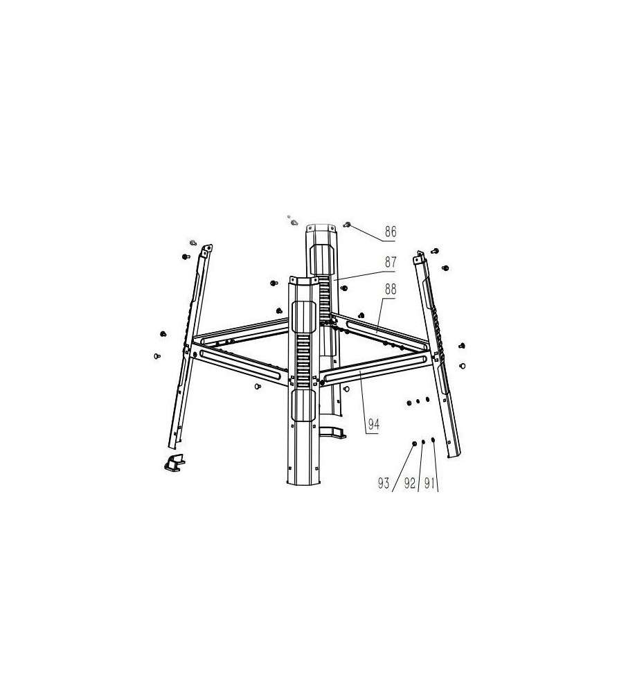 Piètement pour scie sur table Parkside PTKS2000H5