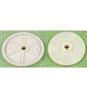 Ingranaggio di plastica per piallatrice a filo e a spessore Leman RAD260, Lurem RD26F, Holzmann HOB260MINI