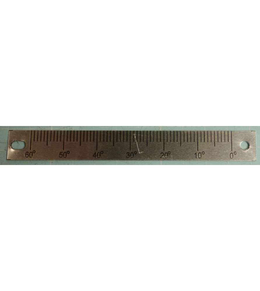 Echelle d'angle D25 pour scie à ruban métal Holzmann BS275TOP