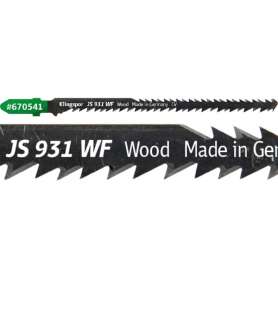 Klingspor JS 931 WF Special jigsaw blade for extreme curved cuts - All woods