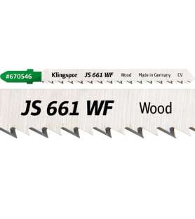 Klingspor JS 661 WF Supra jigsaw blade for very clean and straight cuts - All woods