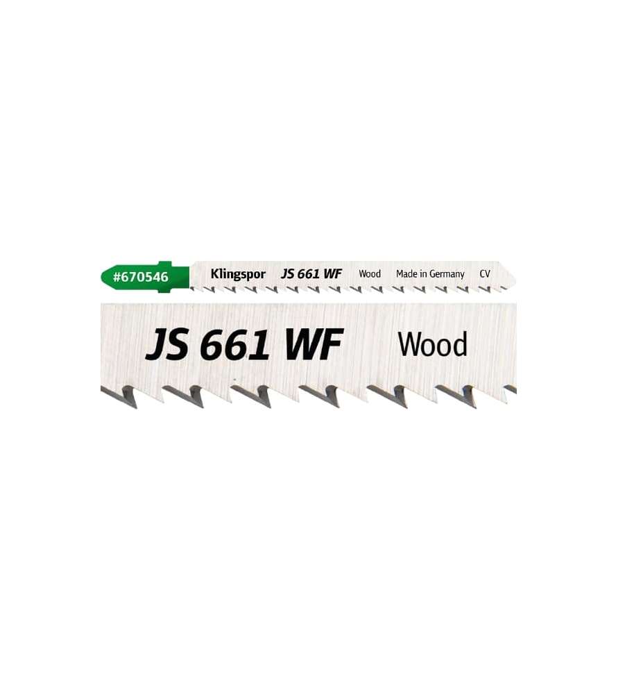 Klingspor JS 661 WF Supra jigsaw blade for very clean and straight cuts - All woods