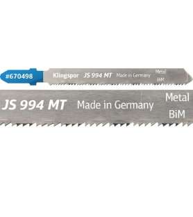 Klingspor JS 994 MT Special Bimetal Jigsaw Blade - Straight Cut - Fine Tooth - For Thin Materials