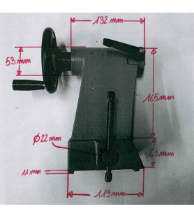 Testa mobile per tornio per legno 1000 mm