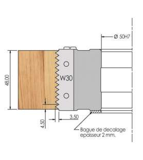 V Glue joint cutter head...