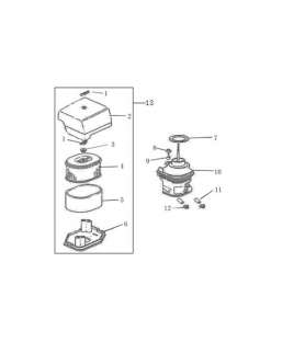 Air Filter Housing 3905112060 for Scheppach HS700GE Log Saw