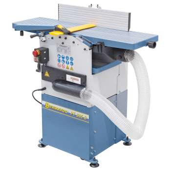 Bernardo PT305DS thicknesser and planer with helical shaft and integrated suction - 400V