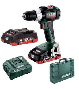 Cordless hammer drill Metabo SB 18 LT BL + 2 batteries and 4 AH charger