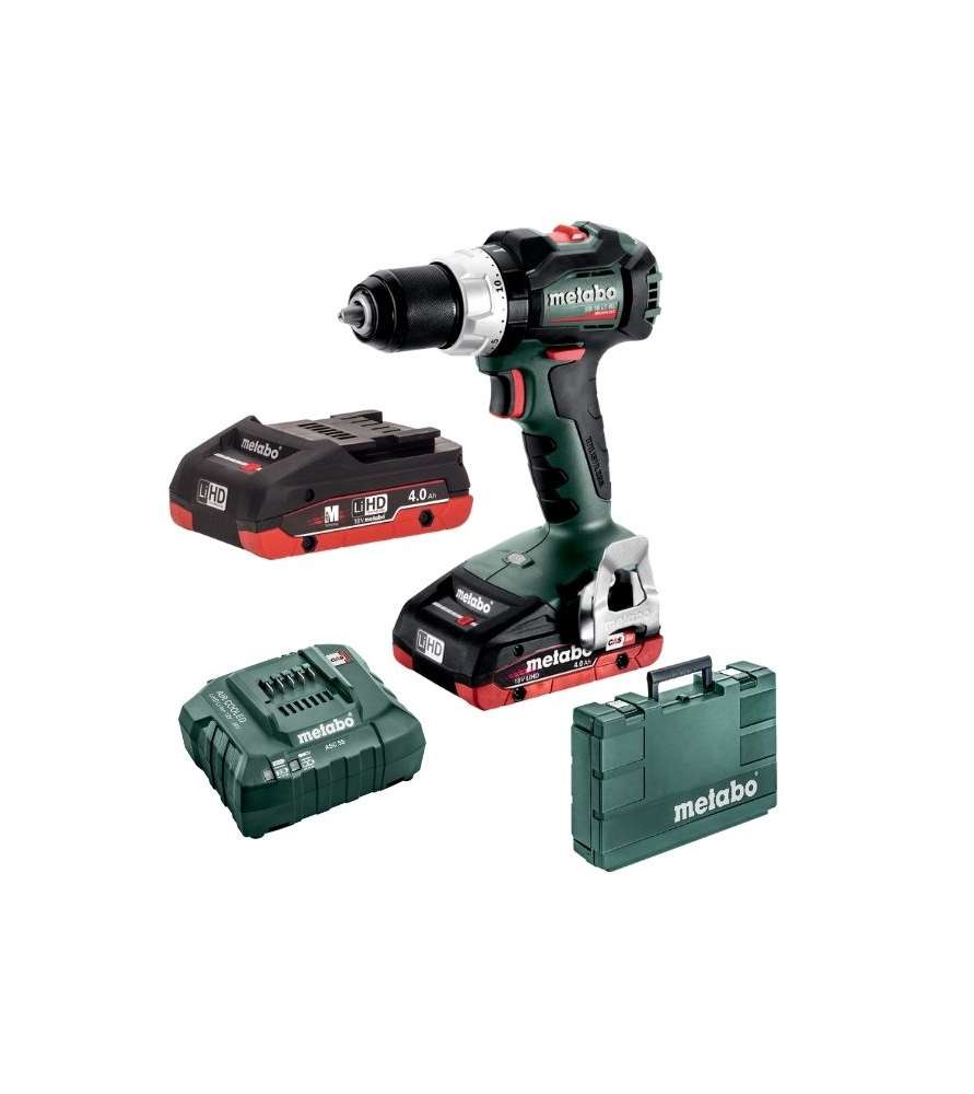 Cordless hammer drill Metabo SB 18 LT BL + 2 batteries and 4 AH charger