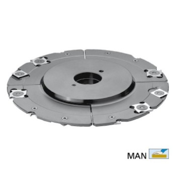 Portautensile con scanalature allungabili da 5 a 9,5 mm Ø 160 mm per toupie da 50 mm