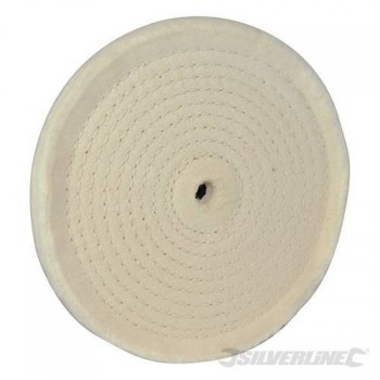 Búfer de pulidor de algodón espiral de la amoladora del banco de molienda de diámetro 150 mm