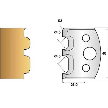 Porte outils ht 40 diametre 78 mm pour fers 40 mm toupie 30 - Cdiscount  Bricolage