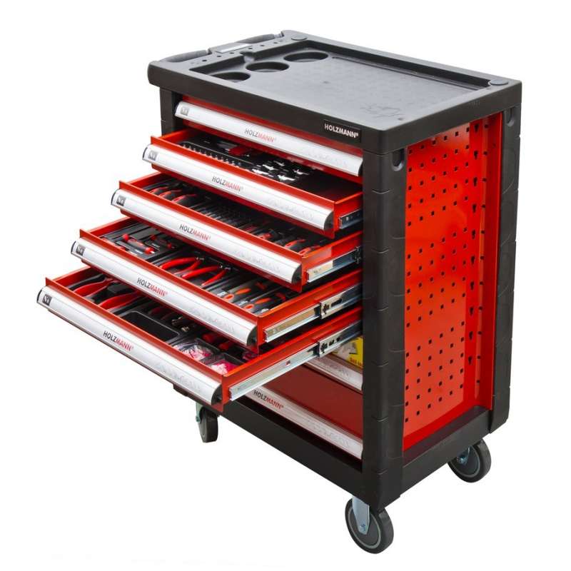 Tool trolley equipped with 391 tools Holzmann WW790W