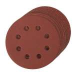 Abrasive disc hook and loop perforated 150 mm
